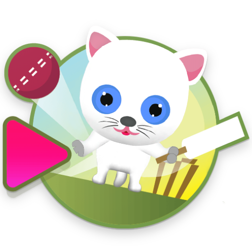 Cat Cricket Doodle icon