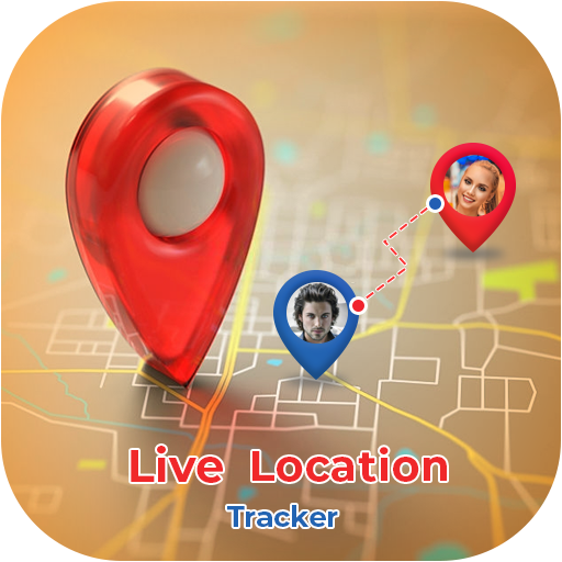 Mobile live location tracker icon