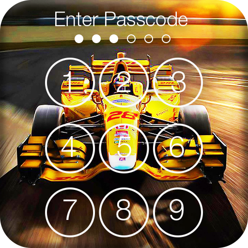 Race Car Screen Lock icon