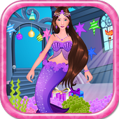 Mermaid party games for girls icon