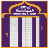 ikon Jadwal Imsakiyah Puasa Ramadhan 2018