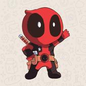 Deadpool stickers icon