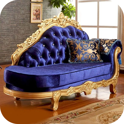 Wooden Sofa Set Design icon