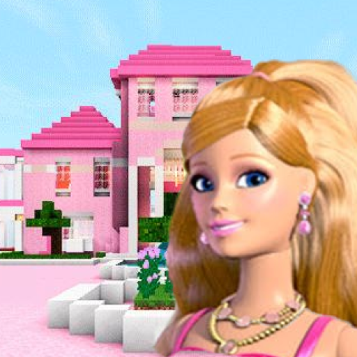 Barbie Skin Pink Minecraft Mod icon