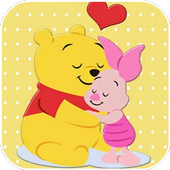 Pooh Wallpaper أيقونة