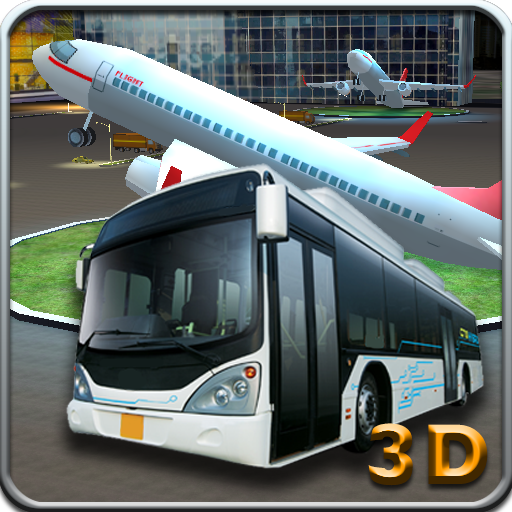 Airport Bus Runway Parking icon
