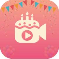 Birthday Video Maker With Music,Image,Text