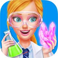 High School Science Girl Salon