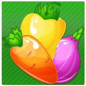 Fresh Vegetable Match - Farm Heroes Saga أيقونة