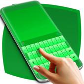 कर्सिव कीबोर्ड थीम आइकन