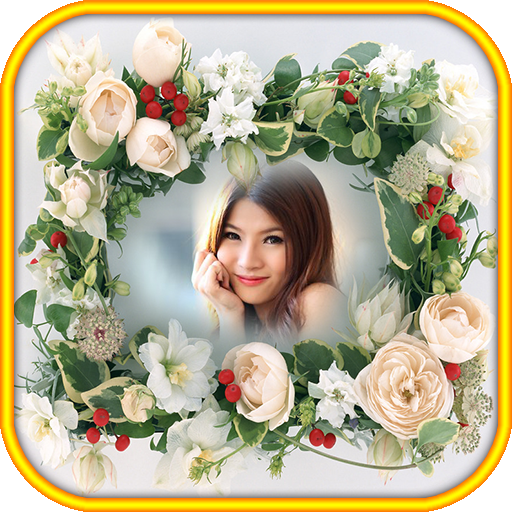 Beautiful Flower photo frames icon