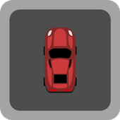 Crazy car icon