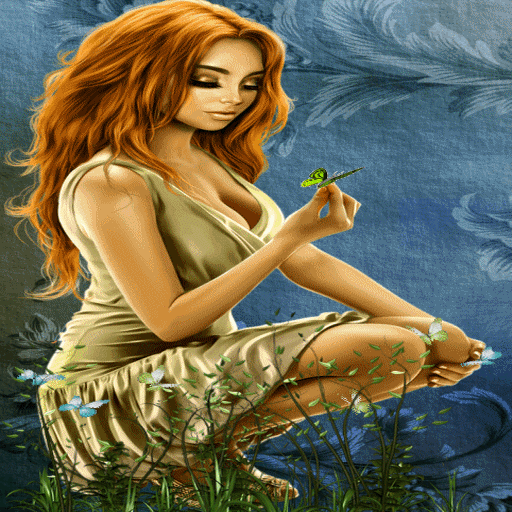 butterflies  Girl Live Wallpaper icon