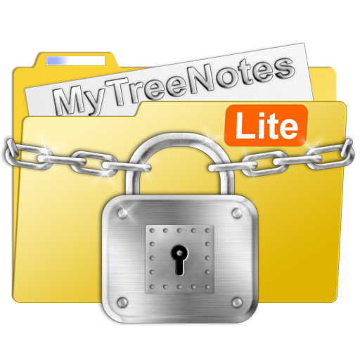 Notepad with password (free, no ads) icon
