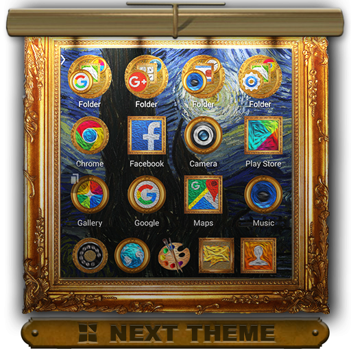 Next Launcher 3D Theme VanGogh icon