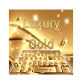 Luxury Bussiness Gold Keyboard Theme icon