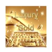 Luxury Bussiness Gold Keyboard Theme