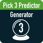 Pick 3 Lottery Generator &amp; Prediction App icon
