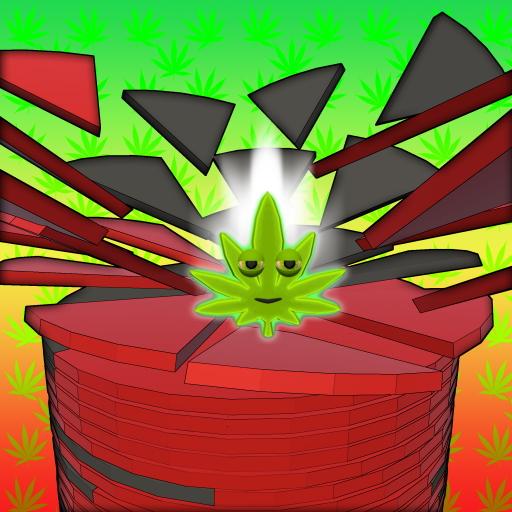 Stack Ball Cannabis Ganja Weed Game icon