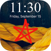 Gesture lock: Letters lock screen icon