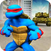 Turtle Warrior Dark Ninja: Tank Attack أيقونة