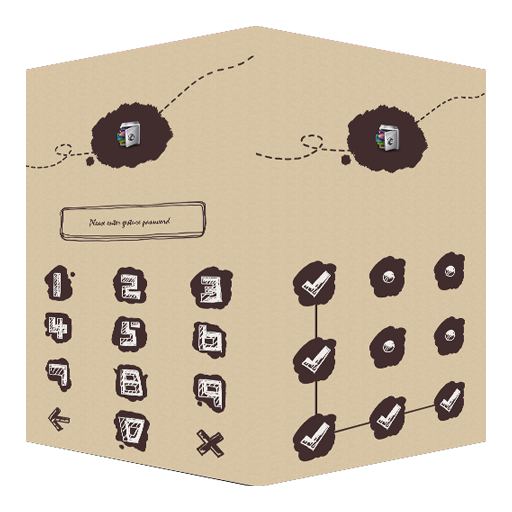 AppLock Theme ChalkDoodle icon