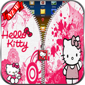 Hello kitty Zipper verrouillage icon