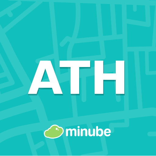 Athens Travel Guide in English with map icon