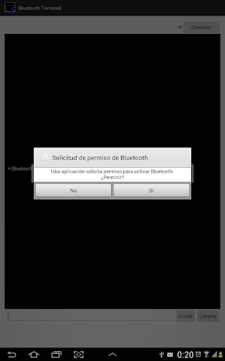 Bluetooth Terminal screenshot 1