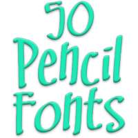 Fonts for FlipFont 50 Pencil on 9Apps