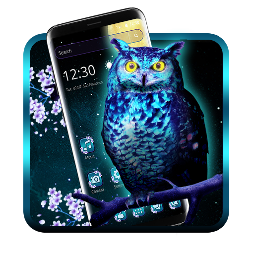 Blue Night Owl Theme icon