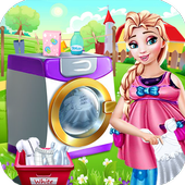 Laundry games for girls : Hotel Laundry Girls icon