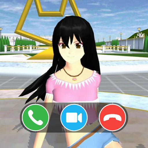 Fake Call Sakura School Sim icon