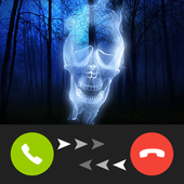 Scary Ghost Video Call Simulator And Chat PRANK أيقونة