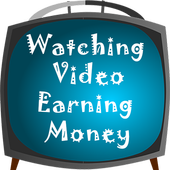 Watching Video Earning Money icon