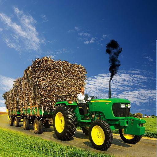 Heavy Duty Cargo Tractor Trolley icon