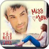 Miss You Photo Frames HD icon