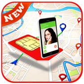 Caller ID Location Track Prank أيقونة