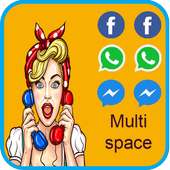 multi social accounts & parallel space 2019