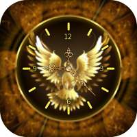 Gold Clock Live Wallpaper - Analog Clock Wallpaper on 9Apps
