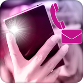 Flashlight Call Message Alert icon