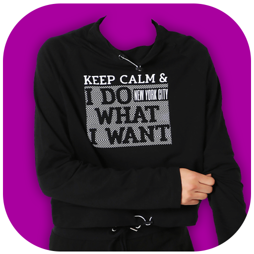 Women Trendy Sweatshirt Suit Photo Editor icon