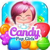 Candy Pop Girls - Game Match 3 Candy icon