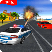Police Shooting Car Racing 3d icon