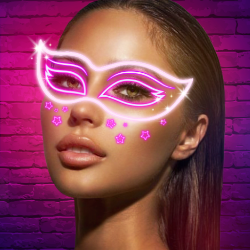 Neon Mask Photo Editor ? Light Effect Camera icon
