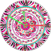 Pongal Rangoli Clock icon