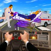 Bus Accident: Ambulance &amp; Police Arrest Simulator icon
