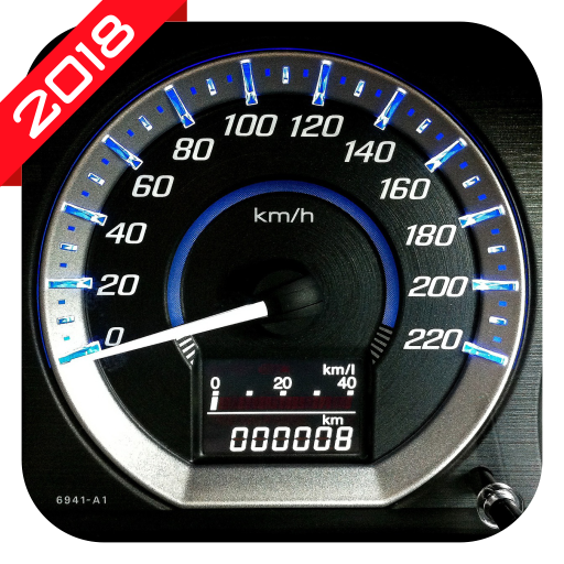 Digital analog GPS Speedometer simple-HUD Display أيقونة