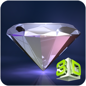 3D Diamond icon