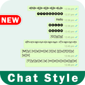 Chat Styles for WhatsApp : Stylish Text Message icon